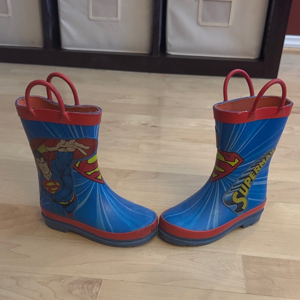 Superman Kids Rain Boots